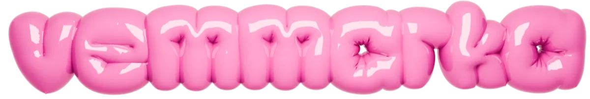 pink 3D type